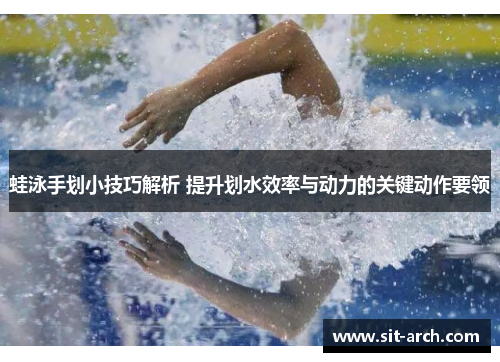 蛙泳手划小技巧解析 提升划水效率与动力的关键动作要领